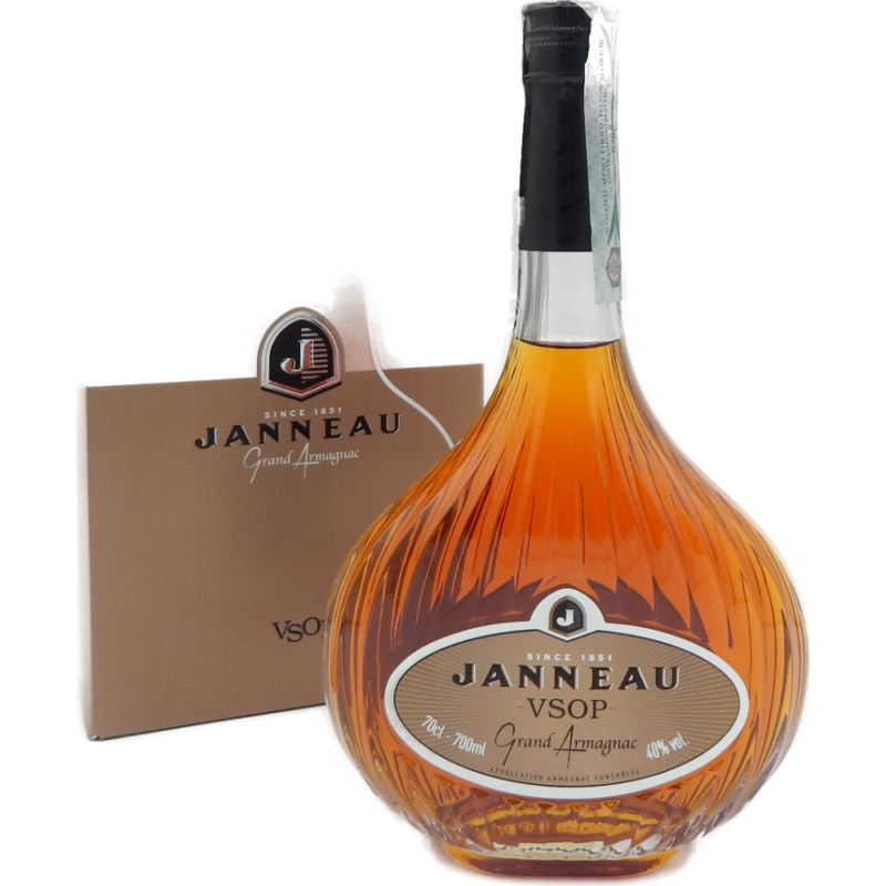 ARMAGNAC JANNEAU: UNA PREGIATA ESPERIENZA DI 7 ANNI IN UNA BOTTIGLIA DA 70 CL
