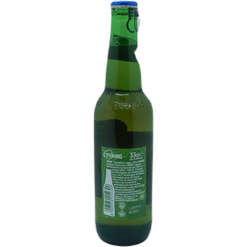 BIRRA TUBORG BOTTIGLIA CL 33 - immagine 2