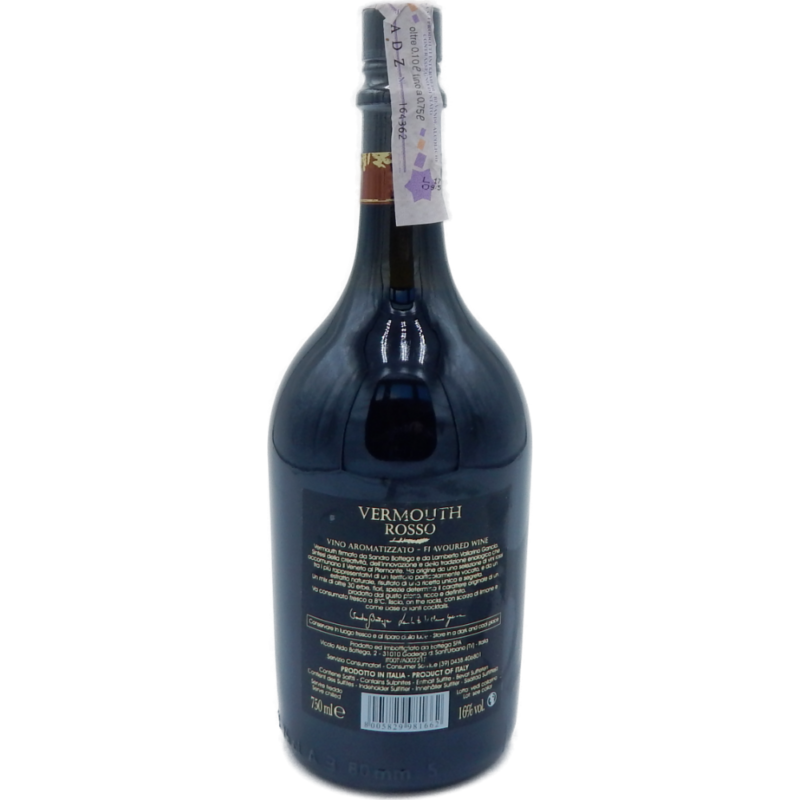 BOTTEGA VERMOUTH ROSSO CL 75 - immagine 2