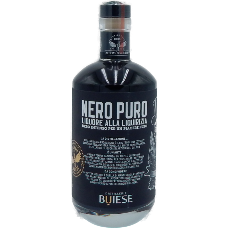 Gusta la Dolcezza della Liquirizia: BUIESE LIQ. NERO PURO CL 70