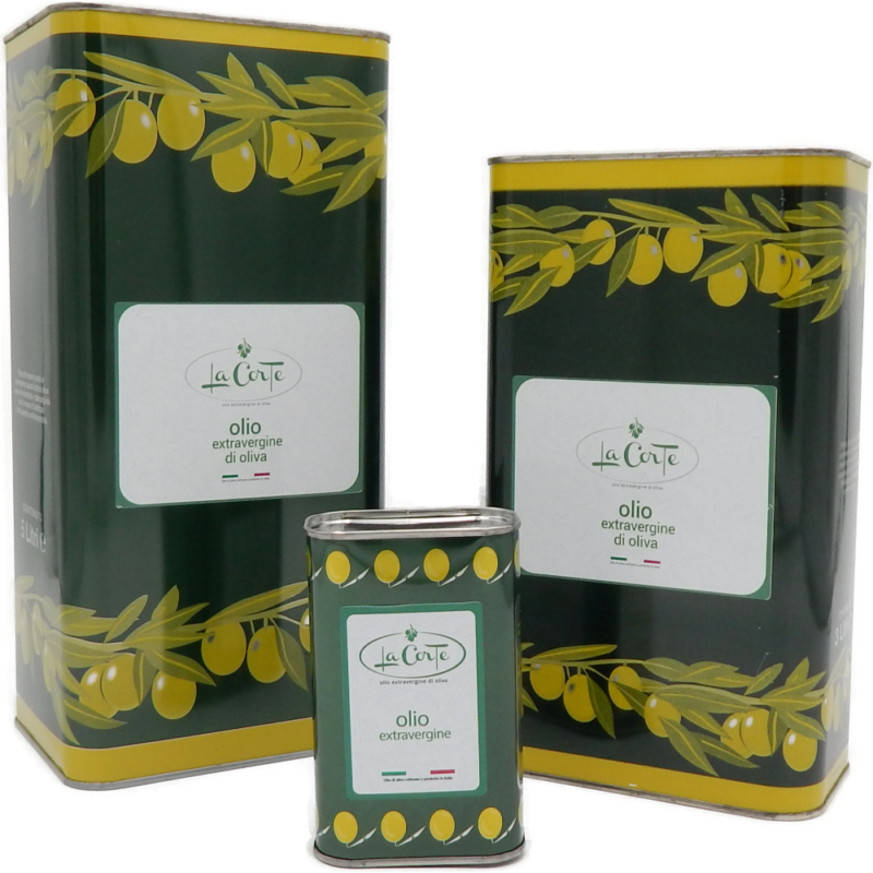Gusta l'Autentico Sapore dell'Olio Extra Vergine di Oliva - Lattine da 5 Litri