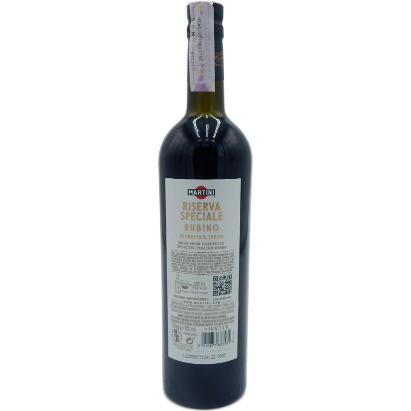 MARTINI VERMOUTH RIS. SPECIALE RUBINO 75 - immagine 2