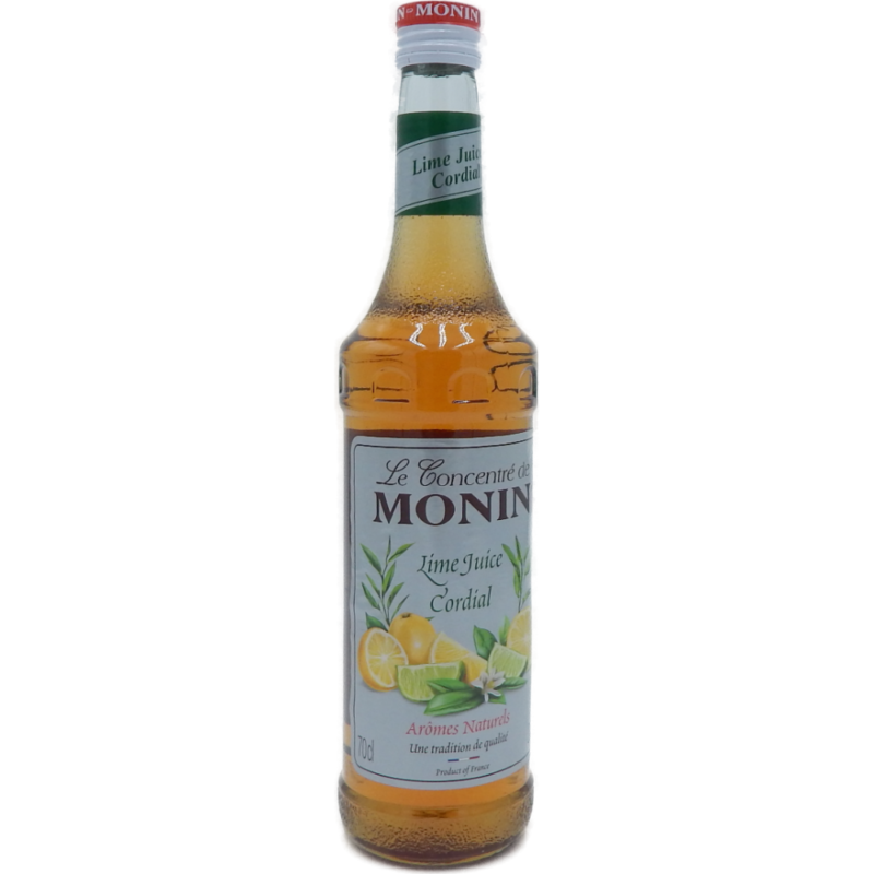 ML

GUSTA IL SAPORE DI LIME FRESCO CON MONIN CONCENTRATO CORDIAL LIME CL 70ML