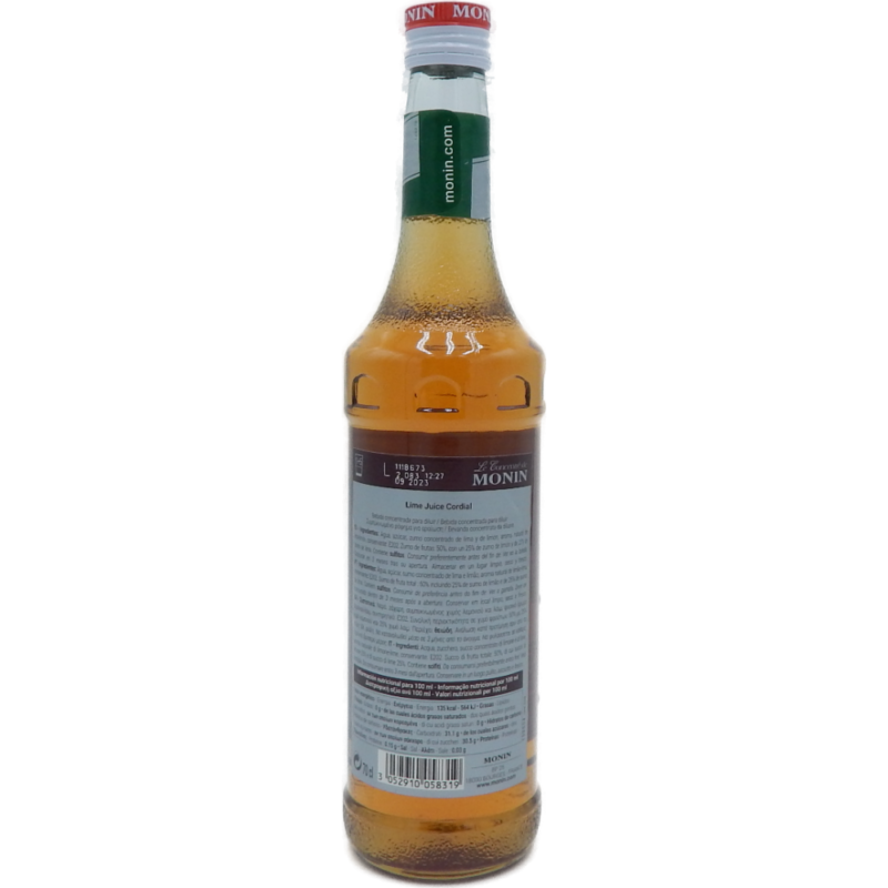MONIN CONCENTRATO CORDIAL LIME CL 70 - immagine 2