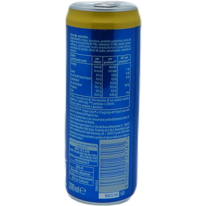 PEPSI TWIST LIMONE LATTINA CL 33 - immagine 2