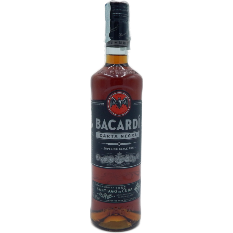 Assapora la dolcezza del Rum Bacardi Carta Negra CL 70