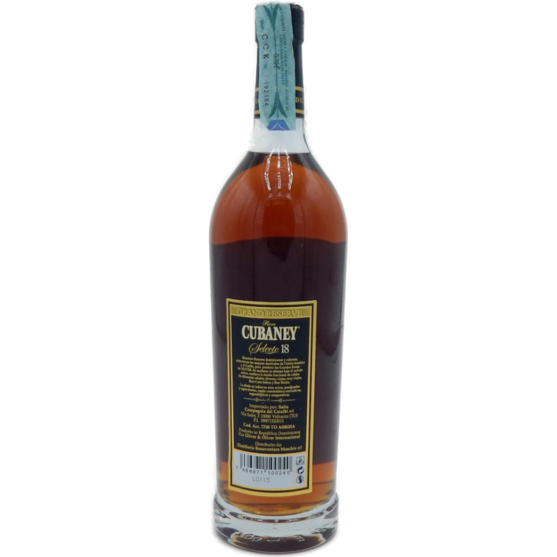 RUM CUBANEY 18 ANNI CL 70 - immagine 2