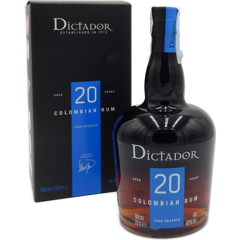 Esperienza di 20 anni in una bottiglia: Rum Dictador 20 YO CL 70