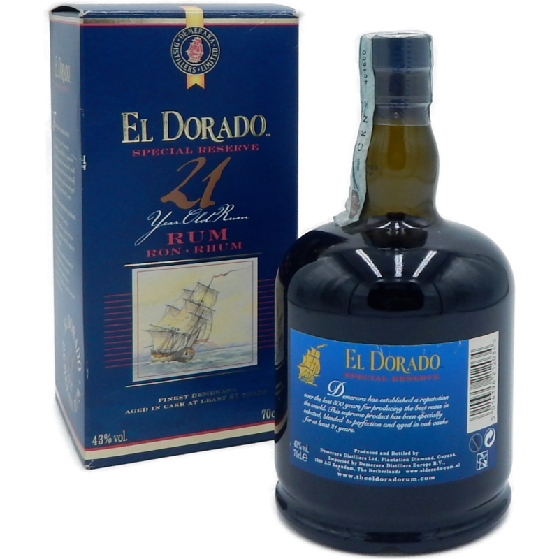 RUM EL DORADO 21 ANNI CL 70 - immagine 2