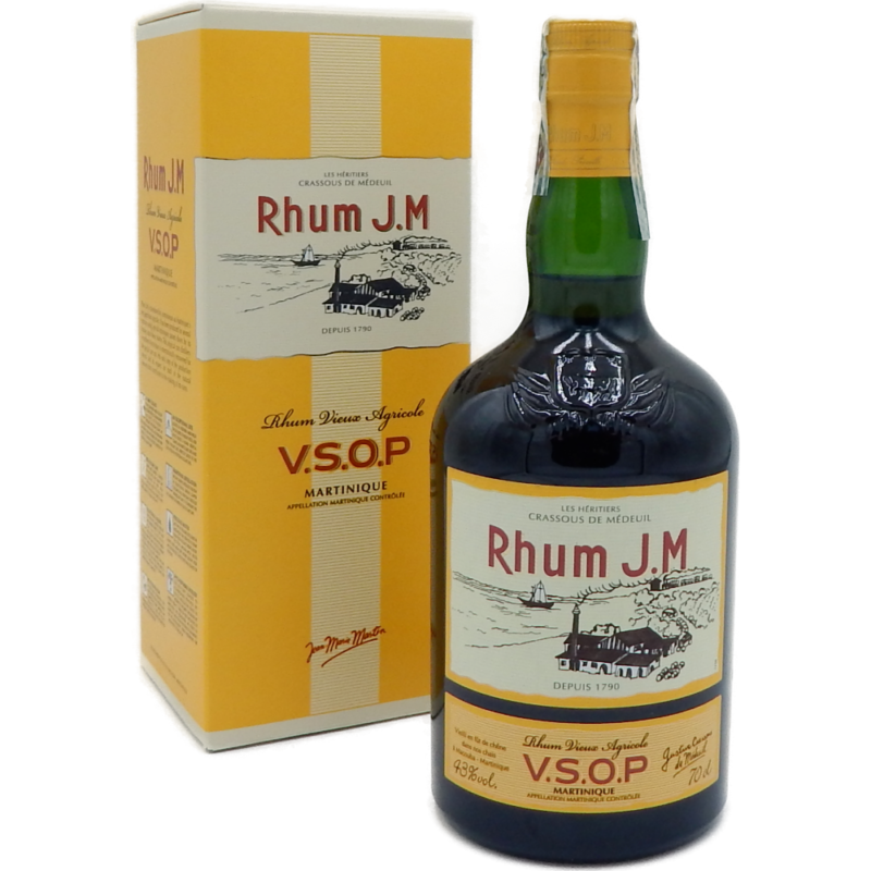 Un'esperienza di assoluta qualità: RUM J.M. AGRICOLE VIEUX V.S.O.P.