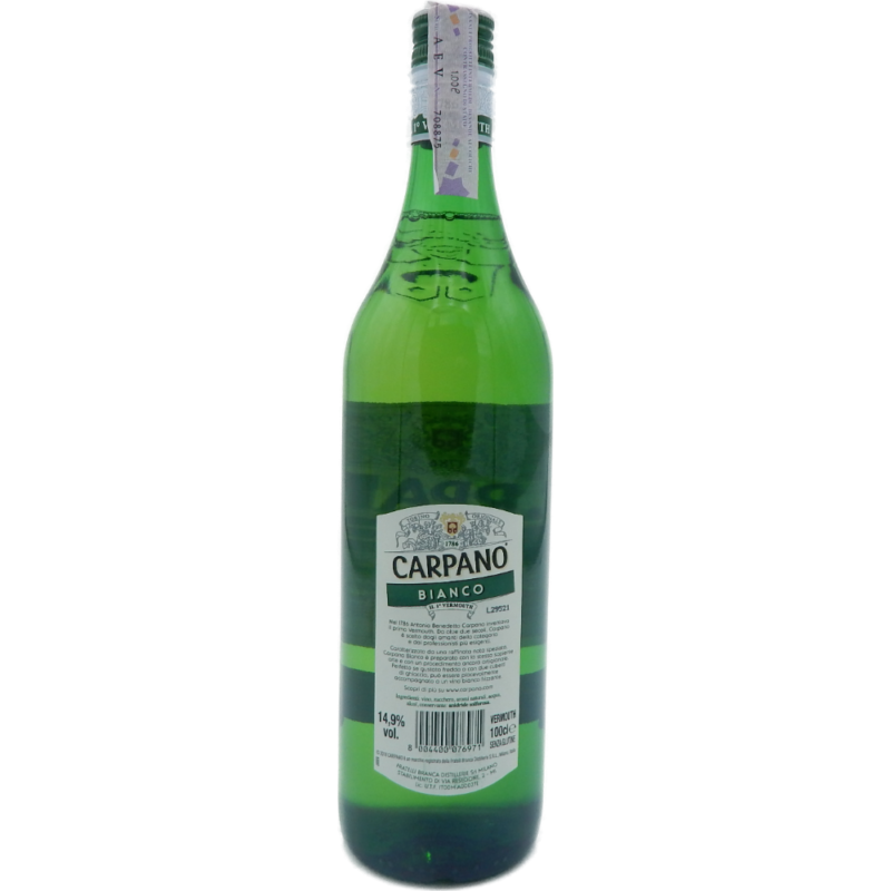 VERMOUT CARPANO BIANCO CLASSICO - immagine 2