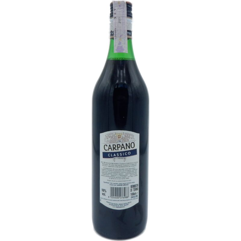 VERMOUT CARPANO ROSSO CLASSICO LT 1 - immagine 2