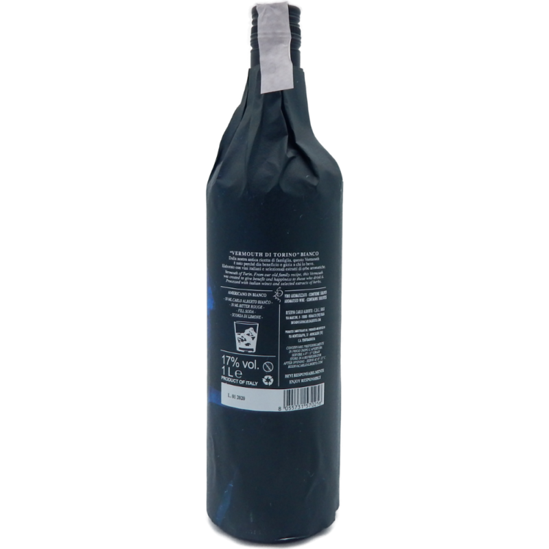 VERMOUTH CARLO ALBERTO BIANCO CL. 100 - immagine 2