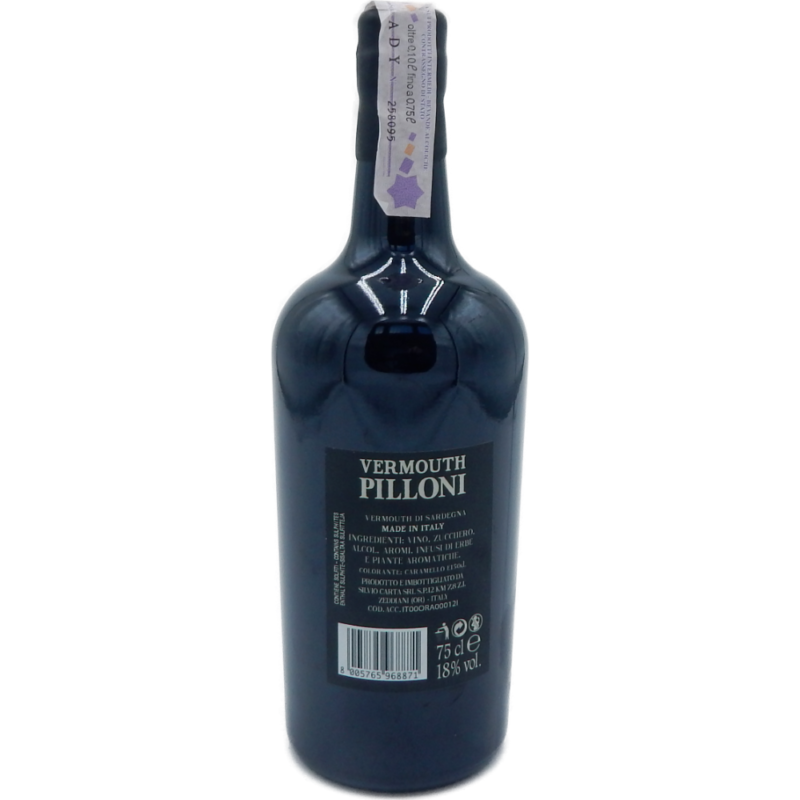 VERMOUTH PILLONI ROSSO CL 75 - immagine 2