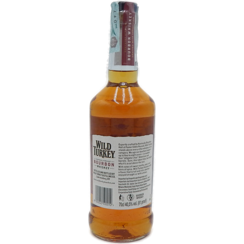 WHISKY WILD TURKEY 81 GR 40,5° CL. 70 - immagine 2